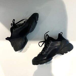 Dior Black D-Connect Sneakers Size 37